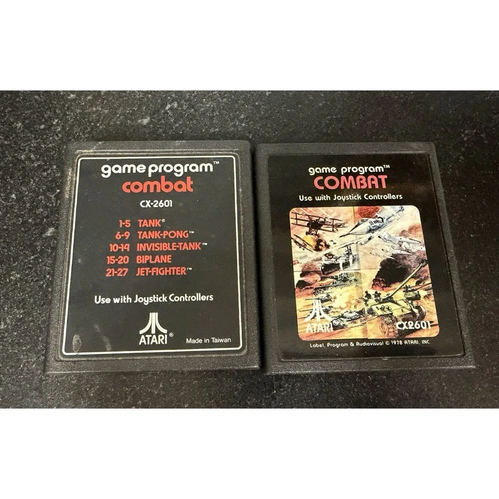 Lot 10 Atari 2600 & Sears Tele-Games Game Cartridges Untested Combat Centipede